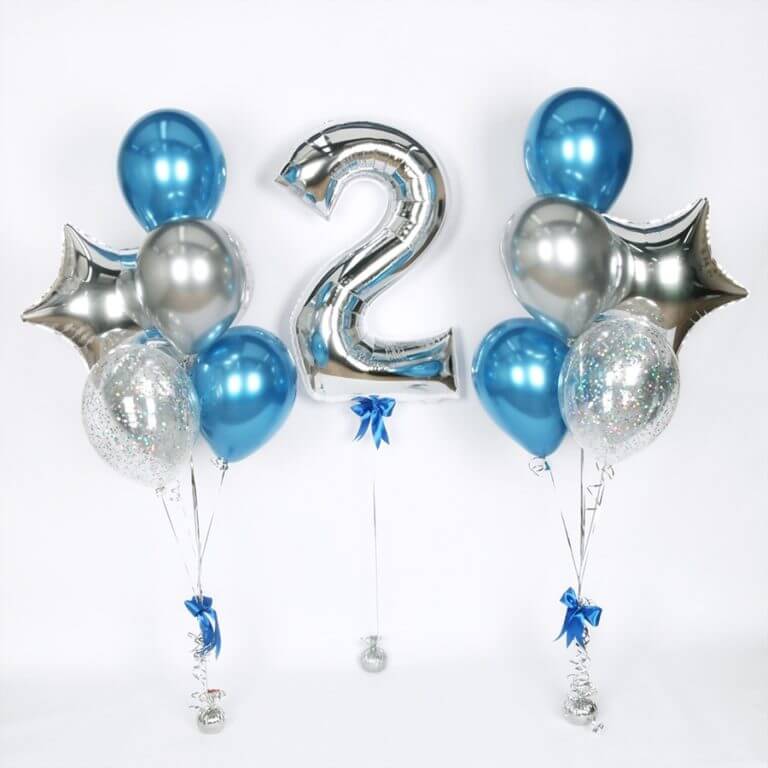 Композиция воздушных шаров с гелием «Север»