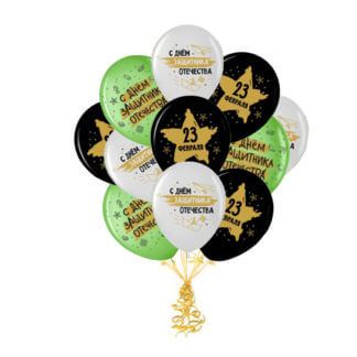 Облако из 15 шаров На 23 февраля!