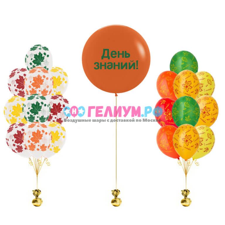 Набор шаров с большим оранжевым шаром