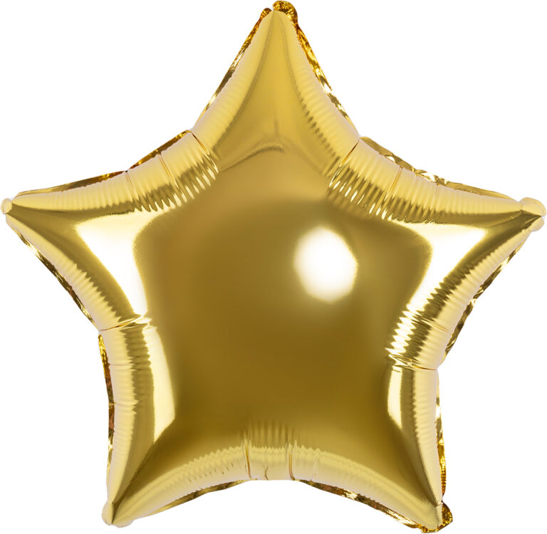 Шар (18''/46 см) Звезда, Золото