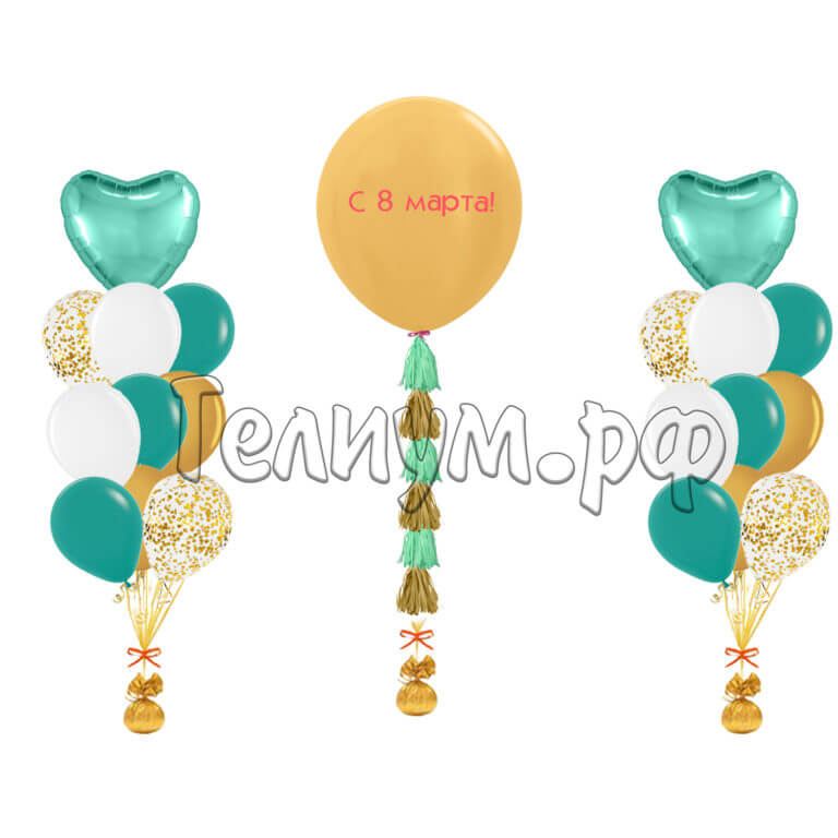 Комплект воздушных шаров «Счастье»