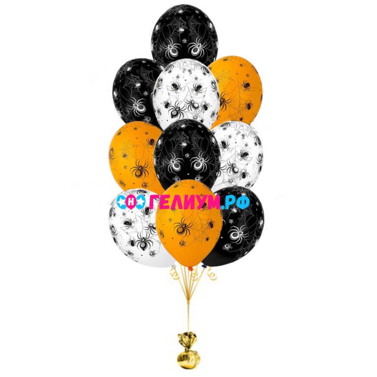 Фонтан из 10 шаров «Пауки»