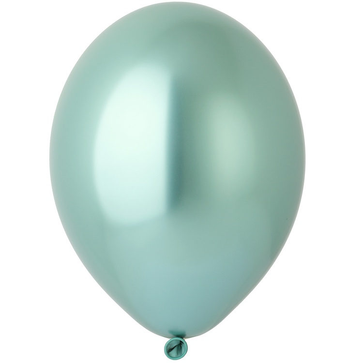Шар (12''/30 см), Glossy Green (бирюзовый), хром