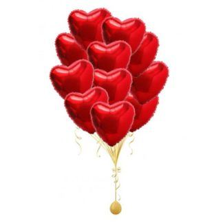 Букет с сердцами для любимой