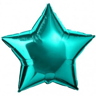 Тиффани фольгированная звезда 46 см
