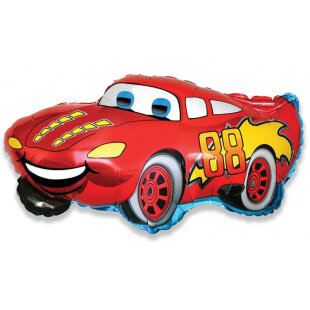 Фигура Гоночная машина 81 см, красная