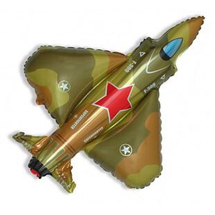 Фигура Самолёт истребитель военный, 99 см