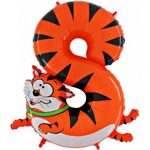 Цифра 8 кот, 102 см