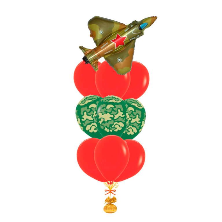 Фонтан с истребителем