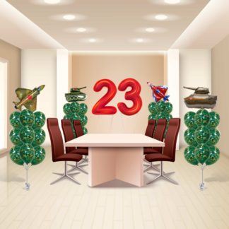 Комплект воздушных шаров Военная техника