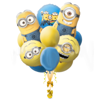 Композиция воздушных шаров Миньоны