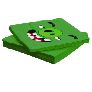Салфетки Angry birds (зелёные), 20 шт