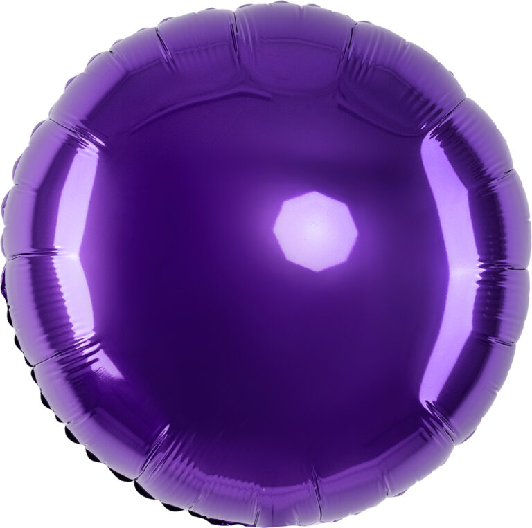 Шар (18''/46 см) Круг, Фиолетовый