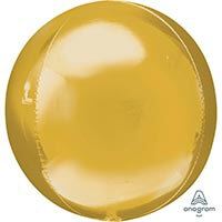 3D СФЕРА Б/РИС 16 Металл Gold