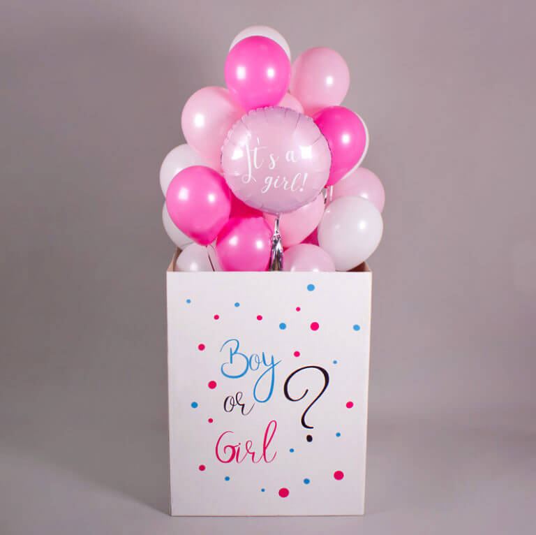 Коробка с шариками «Определение пола ребенка»