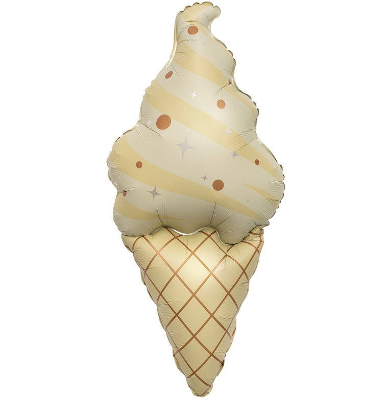 Фольгированная фигура мороженное сатин 94 см