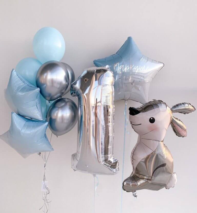 Набор шаров Голубое небо