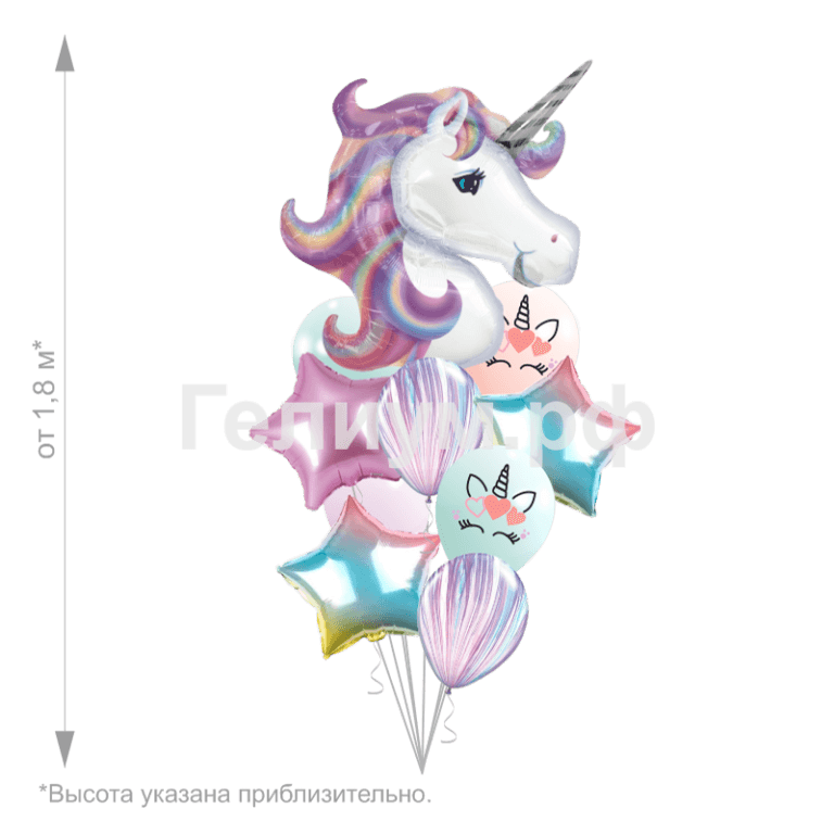 Воздушные шары Единорожка 2