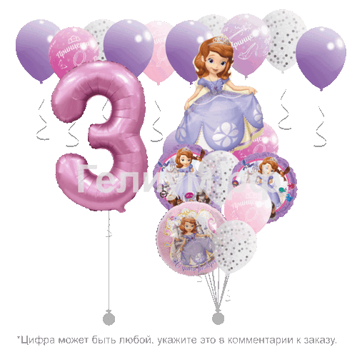 Набор шаров принцесса София