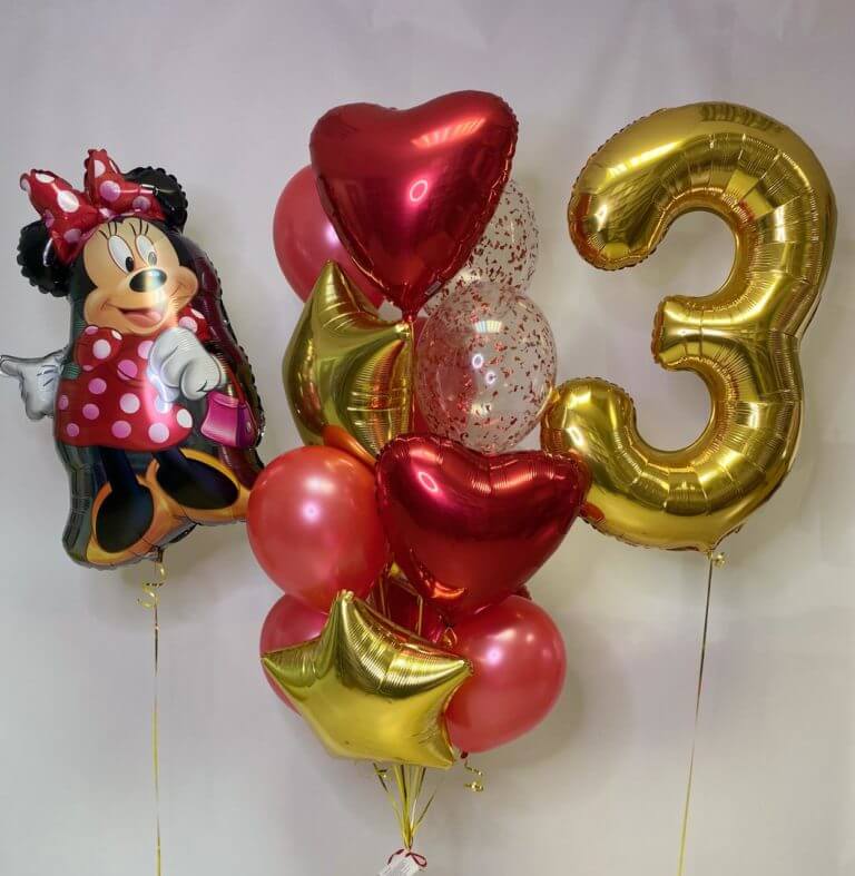 Гелиевые шары Минни Маус