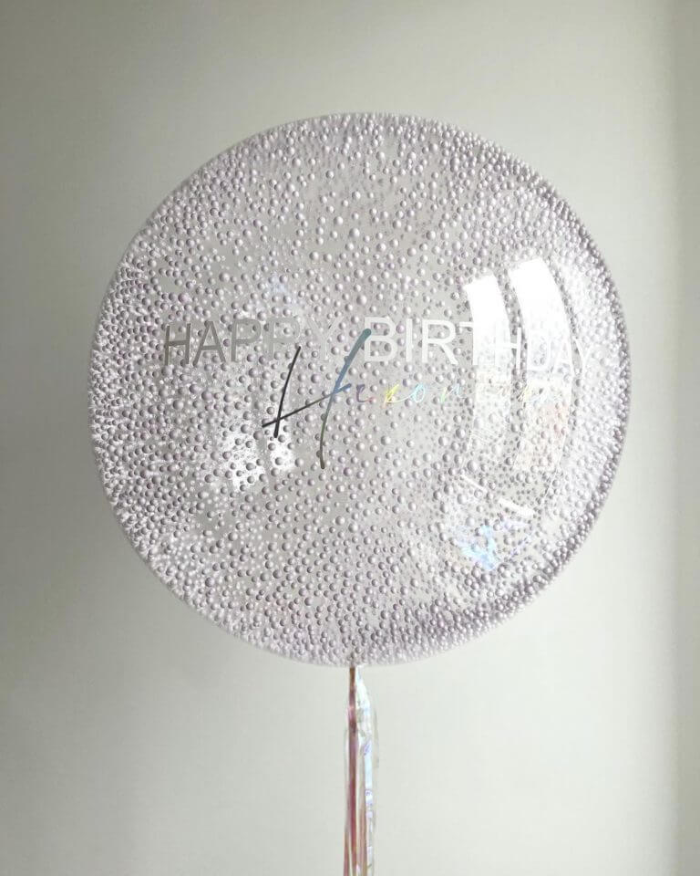 Шар с индивидуальной надписью