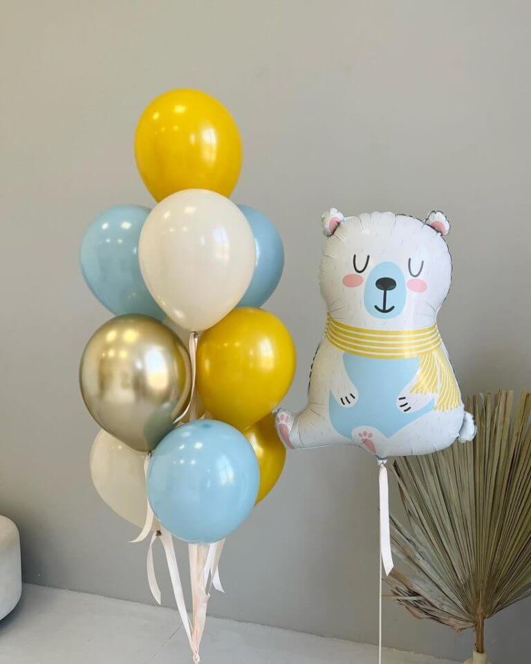 Набор шаров Белый мишка