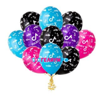 Облако из 15 шаров «Вечеринка ТикТок»