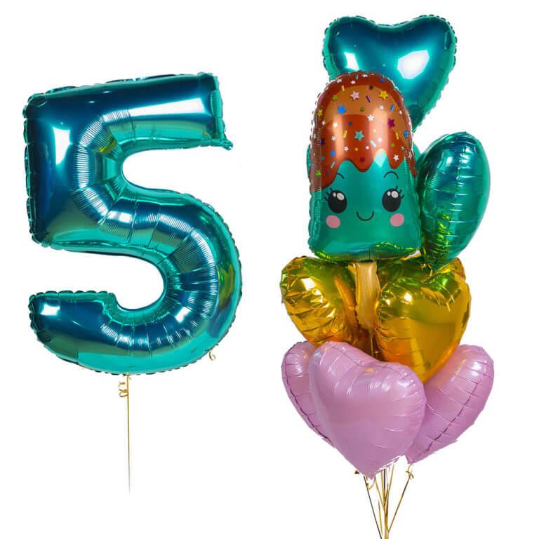 Шары для девочки Мороженое