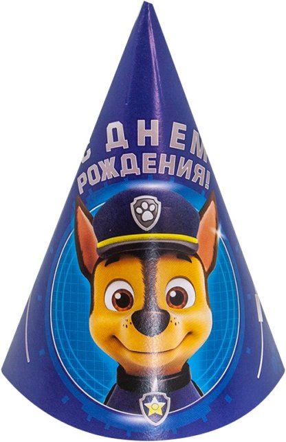 Колпаки Щенячий патруль, 6 шт