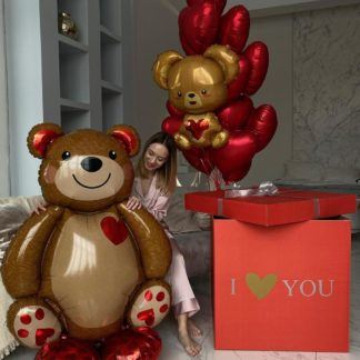 Набор воздушных шаров Love