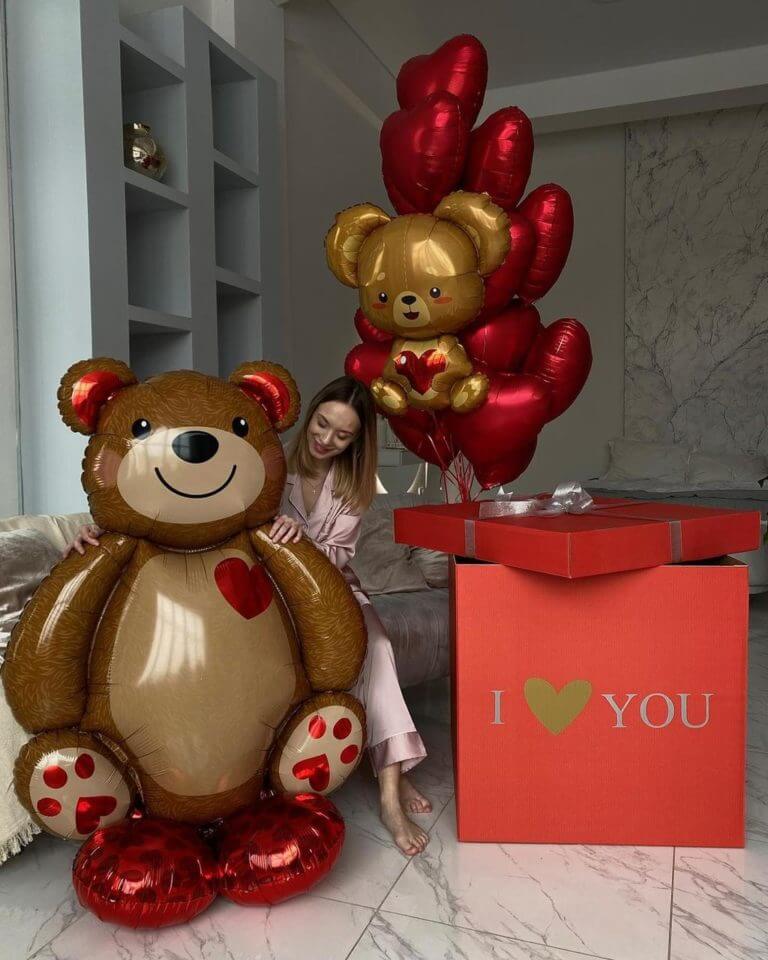 Набор воздушных шаров Love