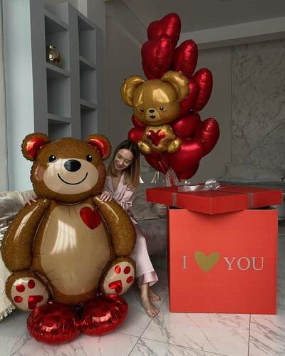 Набор воздушных шаров Love