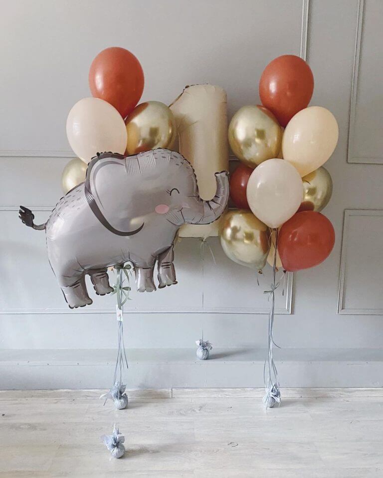 Шары на день рождения Слоник