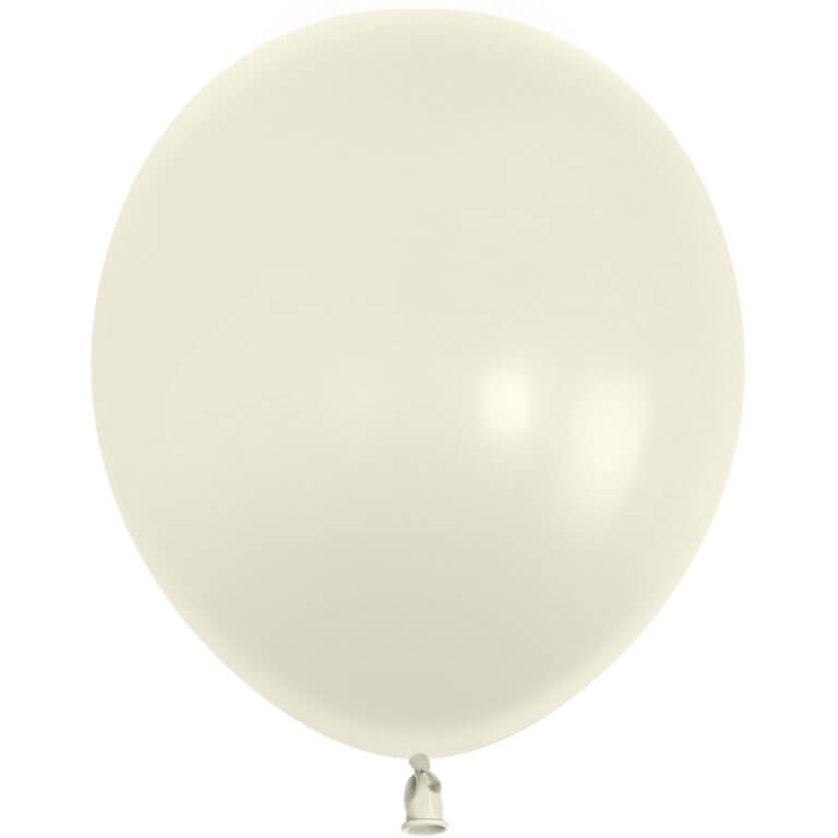 Латексный шар 30 см, пастель, слоновая кость
