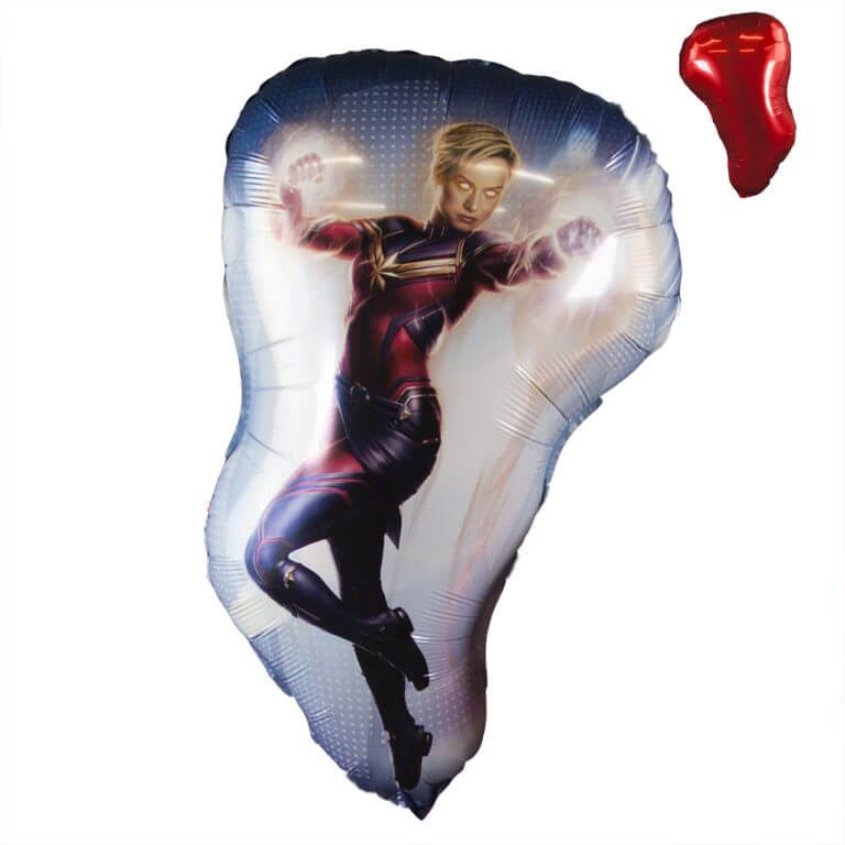 Фольгированная фигура Герои Марвел, Капитан Марвел, 74 см