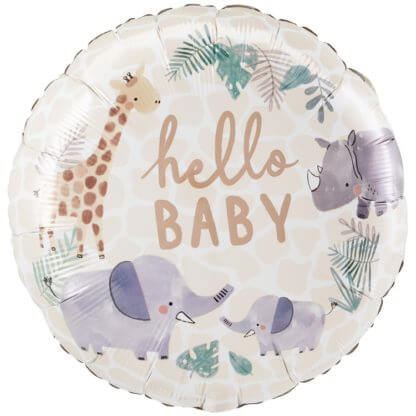 Круг 46 см, HELLO BABY Жираф Слон Носорог