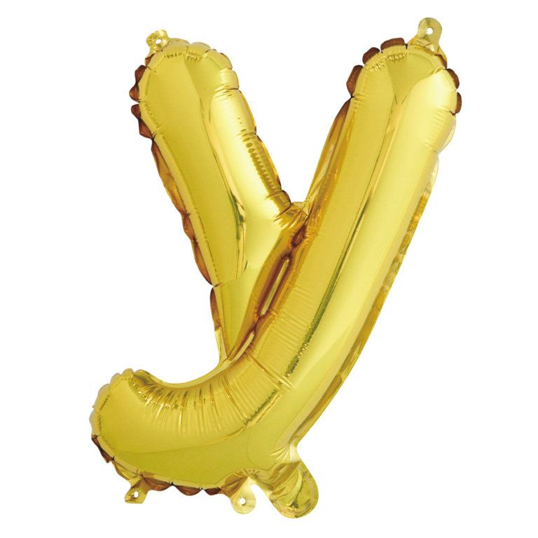 Мини буква У, 41 см, золото