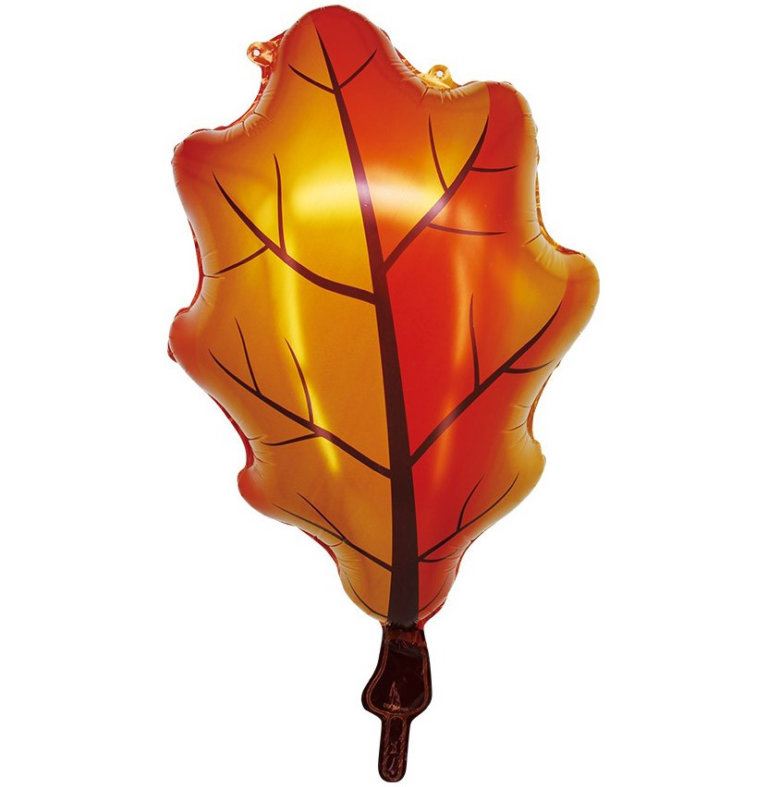 Фигура Дубовый лист, оранжевый 69 см