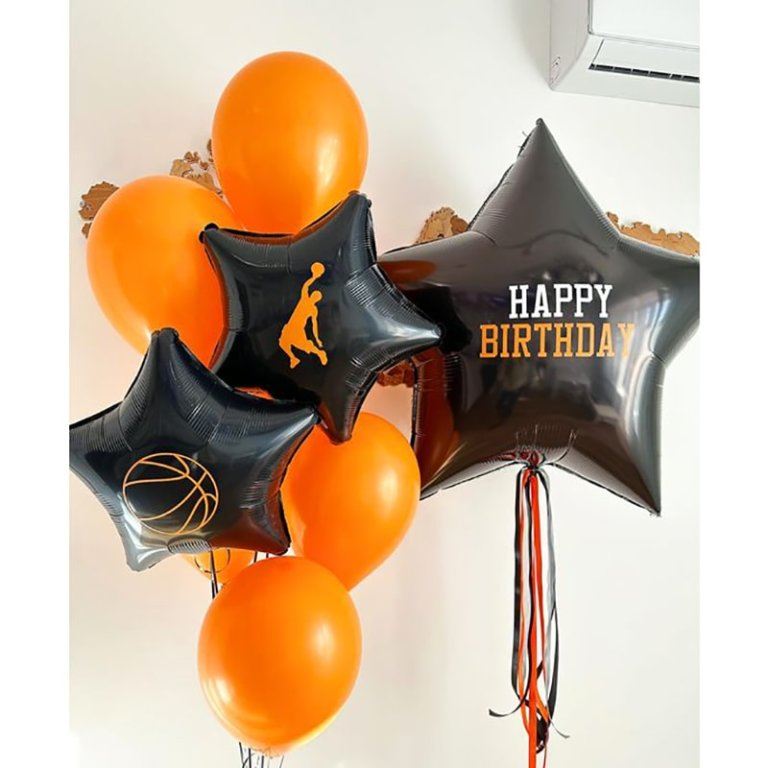 Набор шаров с гелием баскетболисту