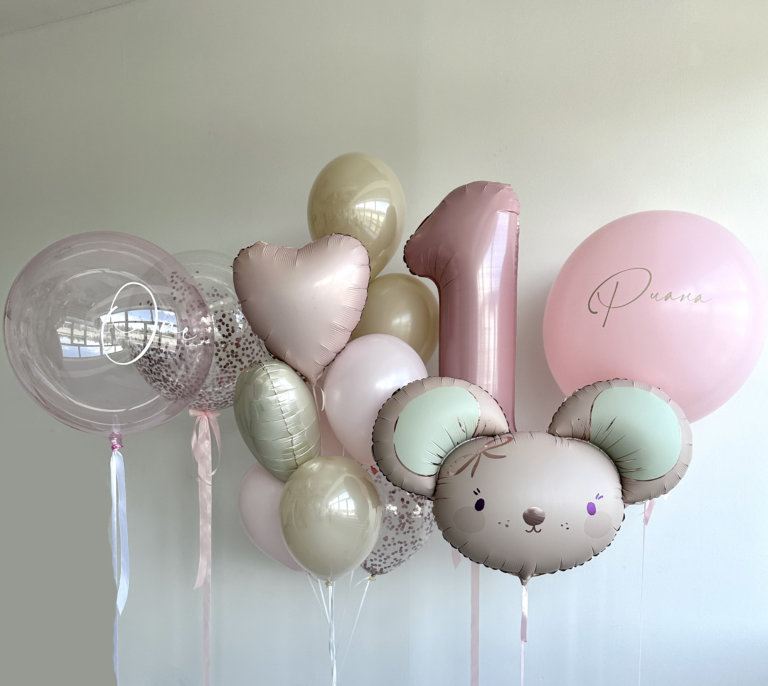 Шары на день рождения девочки на 1 годик