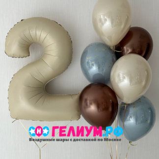 Шары с гелием на 2 года