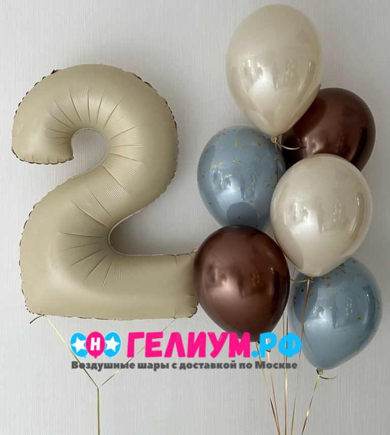 Шары с гелием на 2 года