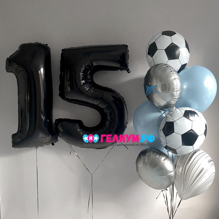 Шары воздушные футбольные Зенит