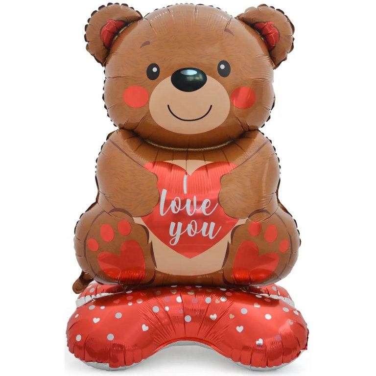 Напольная фигура Мишка с сердцем, 127 см