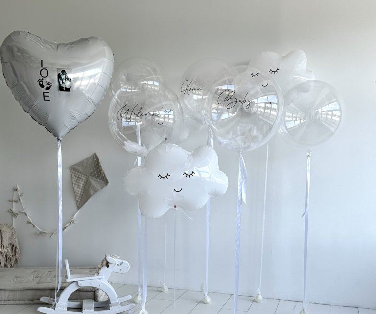 Воздушные шары белые