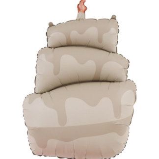 Фигура, Торт, Бежевый, Сатин