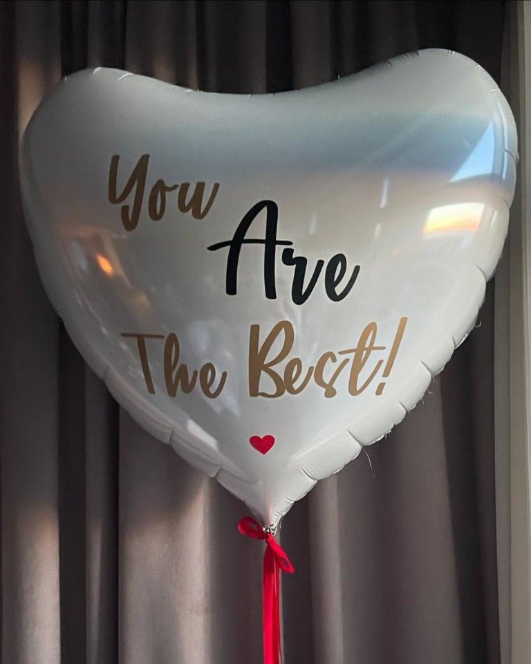 Сердце белое (надпись может быть любая указать в примечании к заказу)