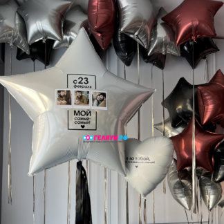 Шары с фотографией для мужчины шары под потолок