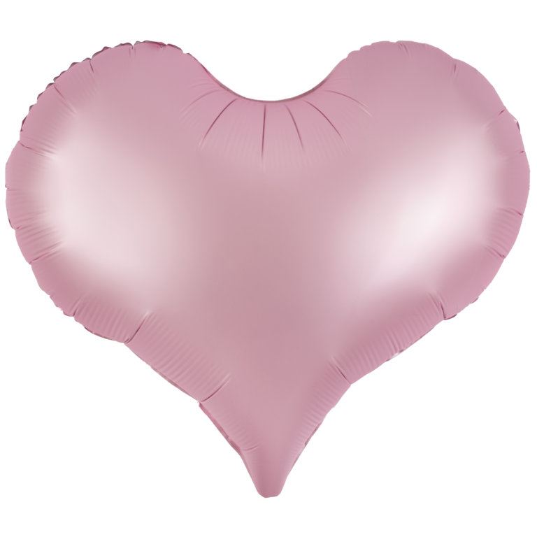 Сердце 61 см, Люкс, Розовый