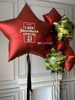 Шары с гелием для мужчин «23 февраля»
